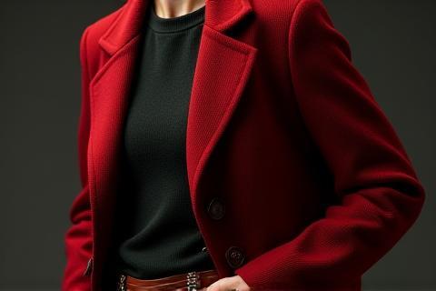 Image representing Autumn Winter fashion trends, perhaps showing rich textures and layering